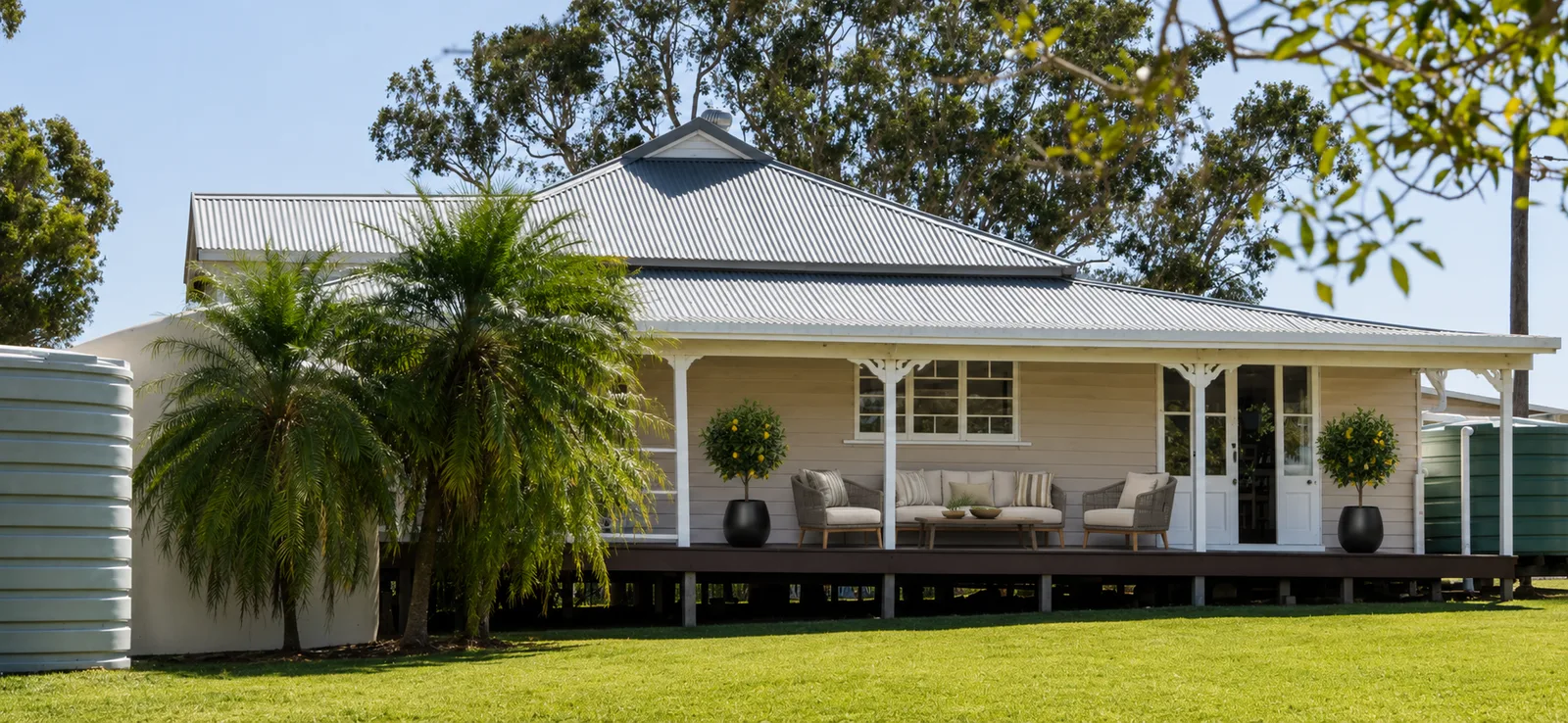 A classic Queenslander homestead on acreage in the Gympie region